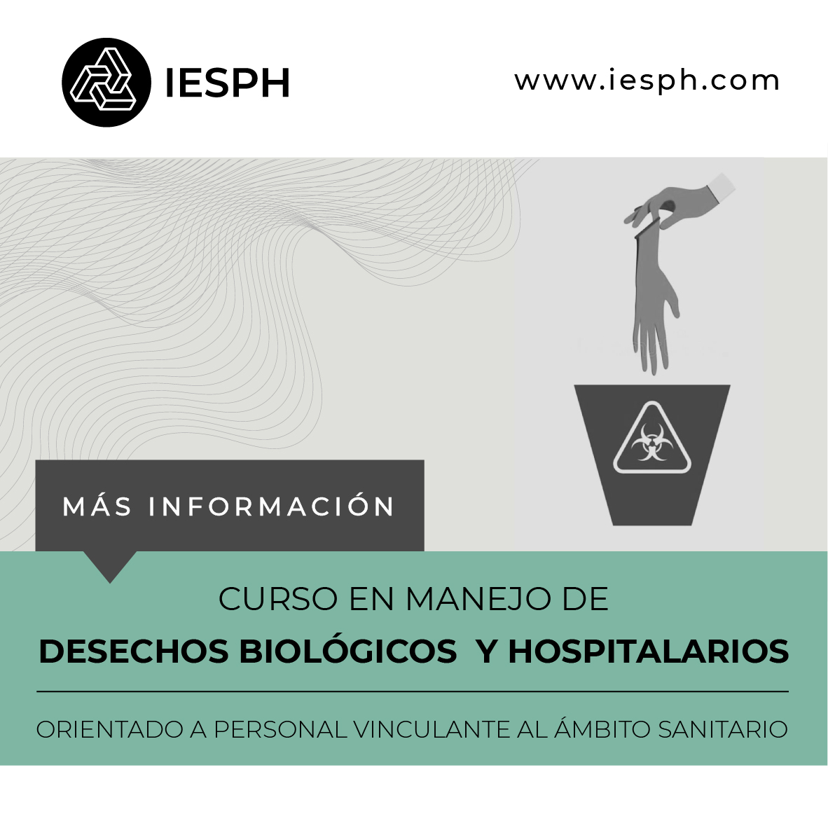 Curso de manejo de desechos biológicos y hospitalarios